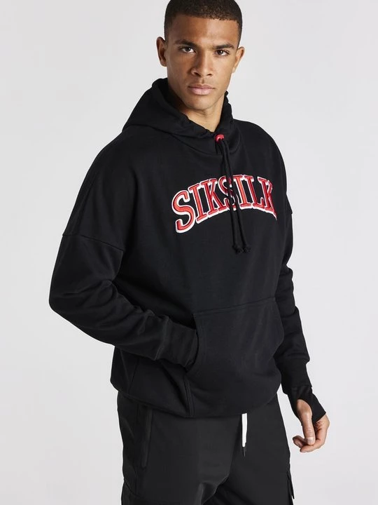 Obrázek produktu Mikina s kapucí SikSilk černá