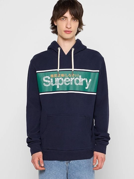 Obrázek produktu Mikina s kapucí Superdry modrá