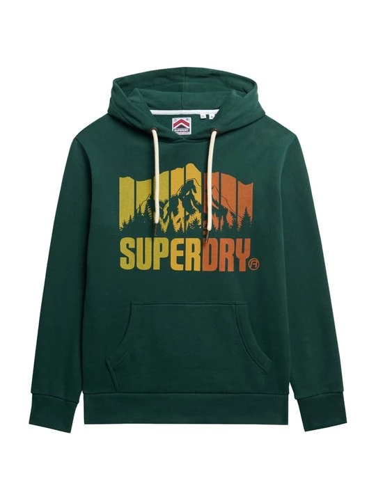 Obrázek produktu Mikina s kapucí Superdry zelená