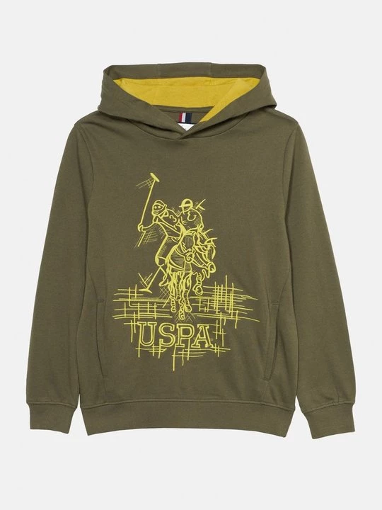 Obrázek produktu Mikina s kapucí U.S. POLO ASSN. světle zelená