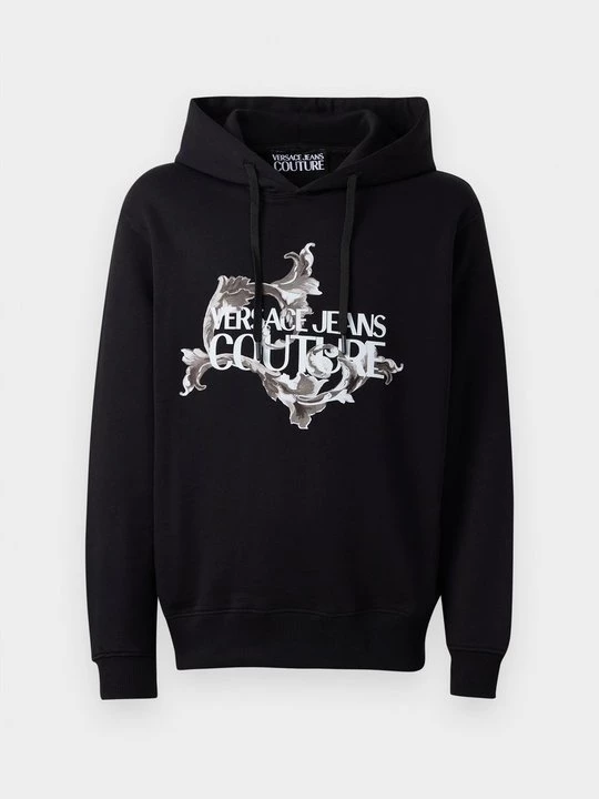 Obrázek produktu Mikina s kapucí Versace Jeans Couture skvrnitě černá