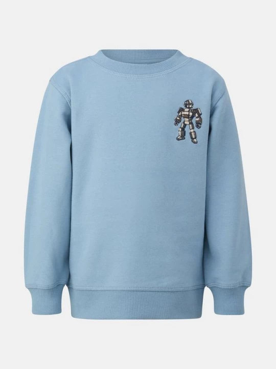 Obrázek produktu Hebká unisex mikina s výšivkou s.Oliver modrá