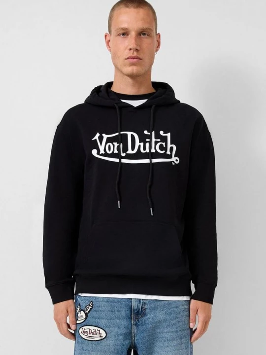 Obrázek produktu Mikina s předním potiskem | QS x Von Dutch černá