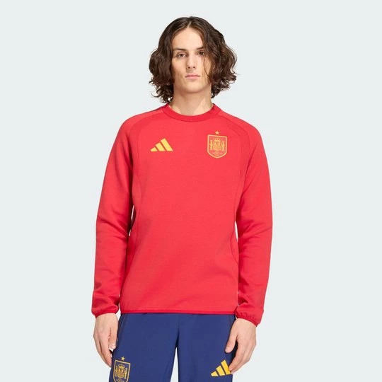 Obrázek produktu Mikina Tiro Travel Crew Španělsko Adidas Team Power Red 2