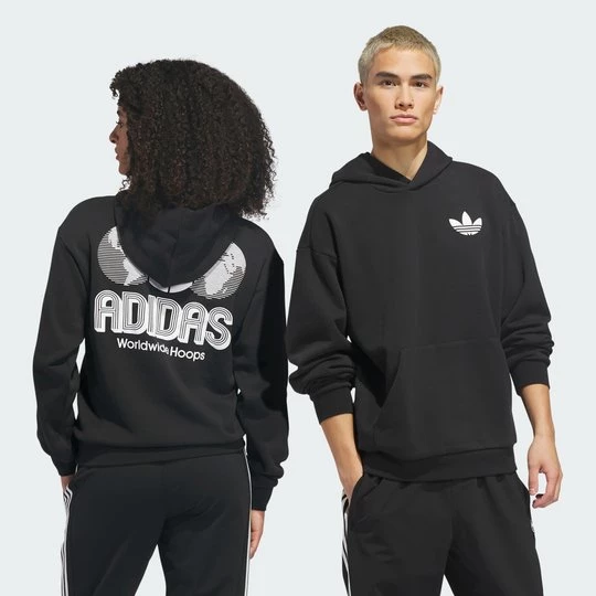 Obrázek produktu Mikina World Wide Hoops Adidas černá