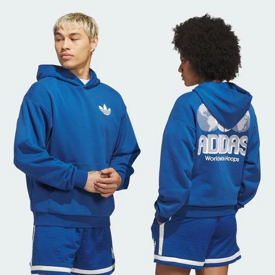 Obrázek produktu Mikina World Wide Hoops Adidas Dark Marine
