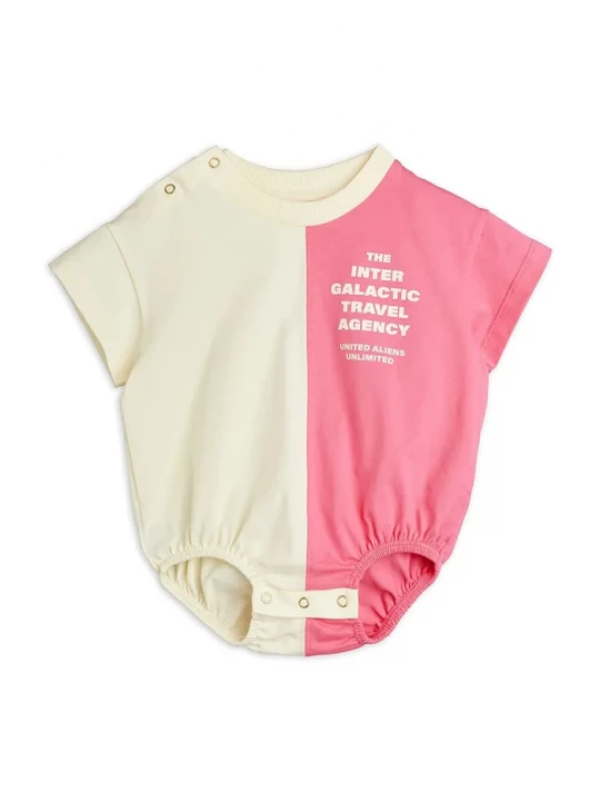 Obrázek produktu Mini Rodini body kojenecké bavlněné růžová