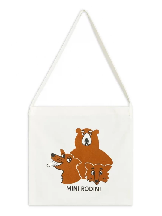 Obrázek produktu Mini Rodini Dětská bavlněná kabelka Mini Rodini Camp Rodini bílá