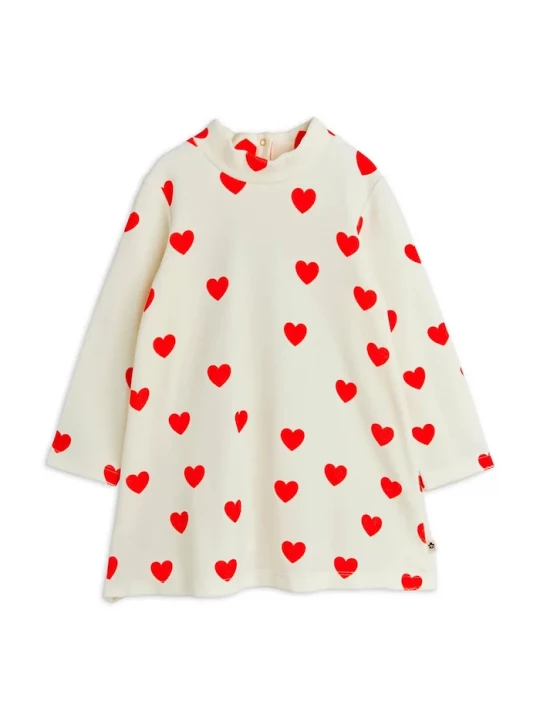 Obrázek produktu Mini Rodini Dětské velurové šaty Mini Rodini Hearts