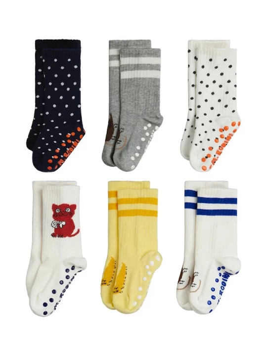 Obrázek produktu Mini Rodini ponožky dětské Kitten 6-pack