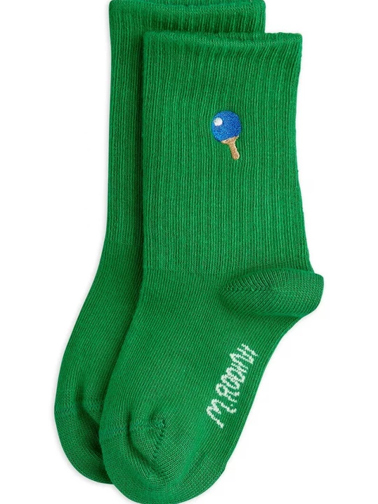 Obrázek produktu Mini Rodini ponožky dětské Racket zelená
