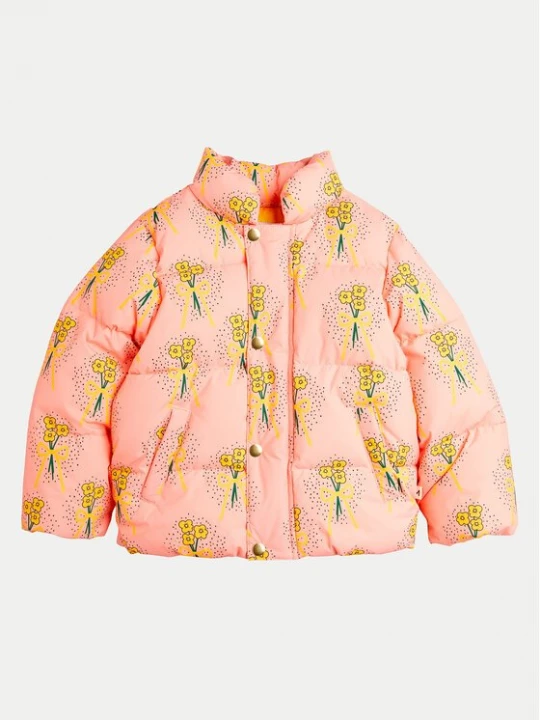 Obrázek produktu Mini Rodini Vatovaná bunda Winter Flowers Aop 2471011328 Růžová Regular Fit