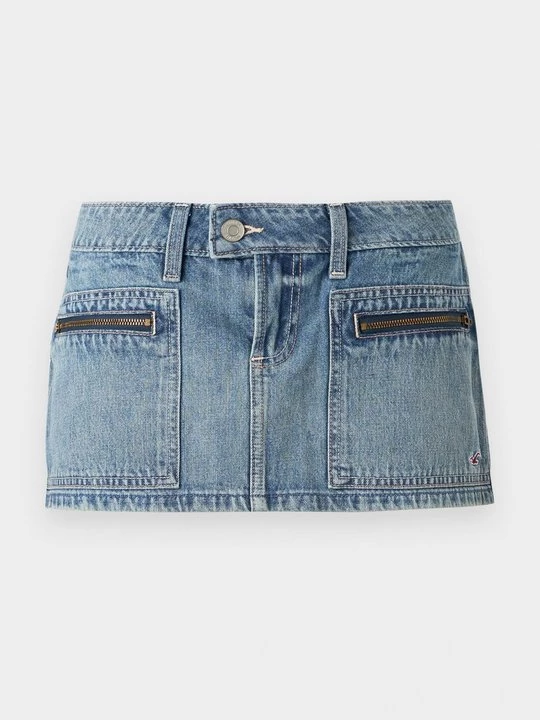 Obrázek produktu Minisukně Hollister Co. modrý denim