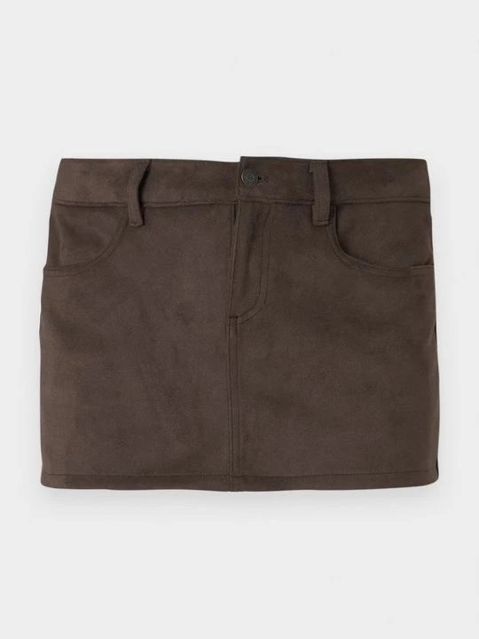 Obrázek produktu Minisukně Hollister Co. tmavě hnědá