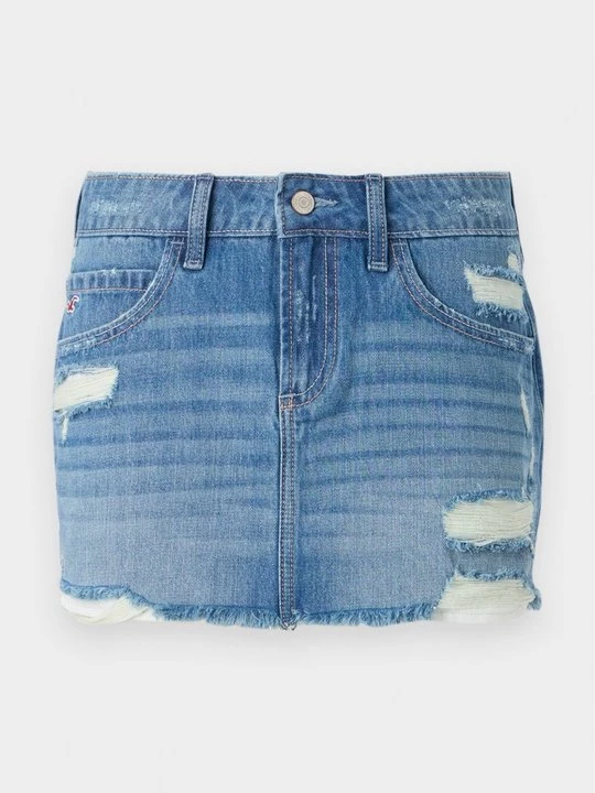 Obrázek produktu Minisukně Hollister Co. tmavomodrý denim