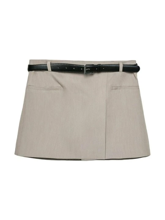 Obrázek produktu Minisukně Stradivarius melírovaná světle hnědá