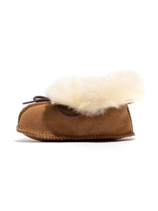 Obrázek produktu Minnetonka Kozačky 'Sheepskin'  koňaková