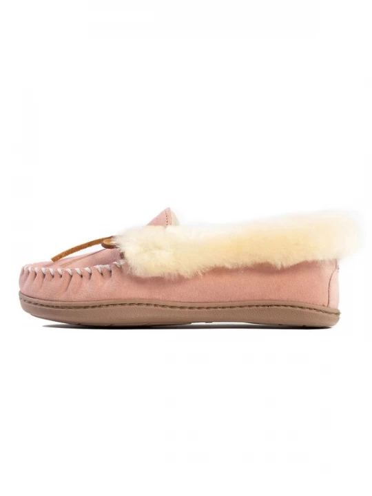 Obrázek produktu Minnetonka Mokasíny 'Alpine'  champagne / světle béžová