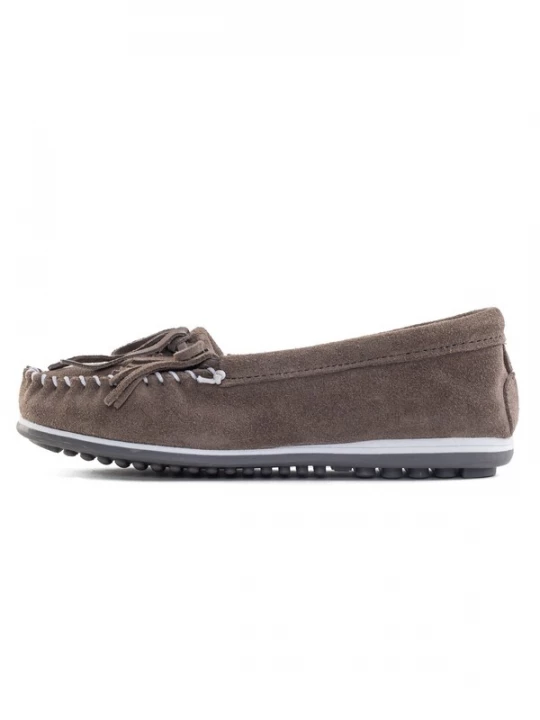 Obrázek produktu Minnetonka Mokasíny 'Kilty plus' šedá / bílá
