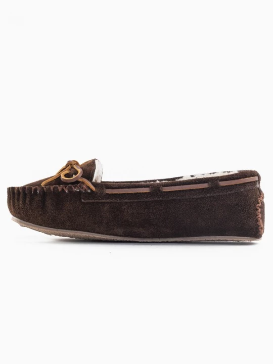 Obrázek produktu Minnetonka Pantofle 'Cally'  koňaková / světle hnědá