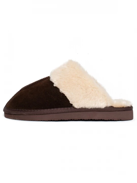 Obrázek produktu Minnetonka Pantofle 'Chesney Slide' krémová / hnědá