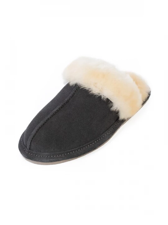 Obrázek produktu Minnetonka Pantofle krémová / tmavě šedá