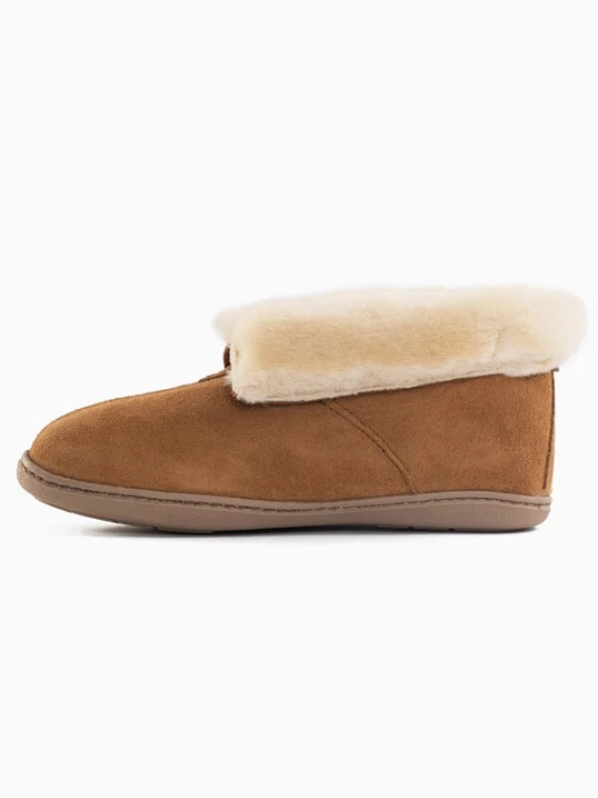Obrázek produktu Minnetonka Pantofle 'Sheepshin'  hnědá