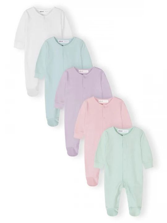 Obrázek produktu MINOTI Dupačky / body mátová / světle zelená / šeříková / růžová / bílá