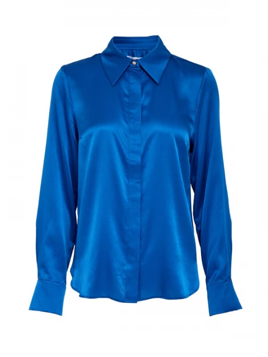 Obrázek produktu minus Tričko 'Annie Silk' modrá