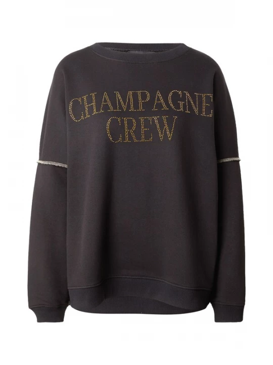 Obrázek produktu miss goodlife Mikina 'Champagne Crew' zlatá / černá