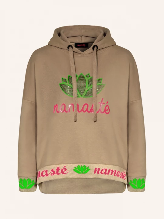Obrázek produktu Miss Goodlife Mikina S Ozdobnými Kameny béžová / neonově růžová / zelená