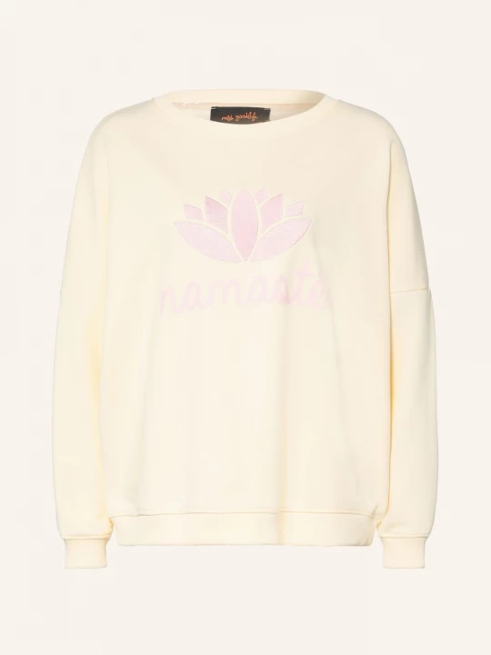 Obrázek produktu Miss Goodlife Mikina V Oversized Střihu tmavě žlutá / růžová