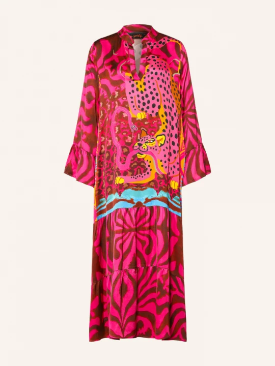 Obrázek produktu Miss Goodlife Oversized Svetr S Ozdobnými Kamínky růžová / neonově oranžová / tyrkysová