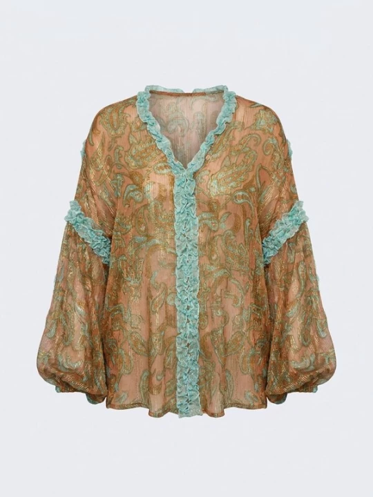 Obrázek produktu Miss June Halenka 'Blouse Romeo' oranžová