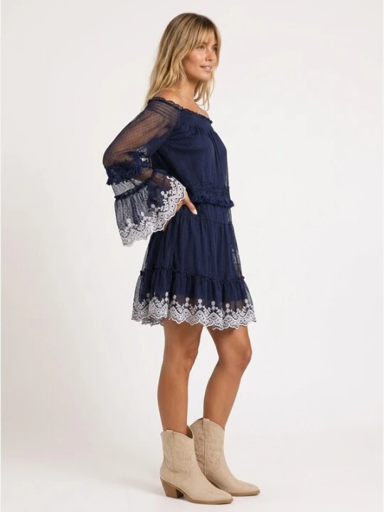 Obrázek produktu Miss June Šaty 'Angels' marine modrá