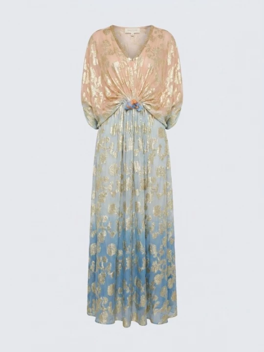 Obrázek produktu Miss June Šaty 'Caftan Long Pastel' modrá