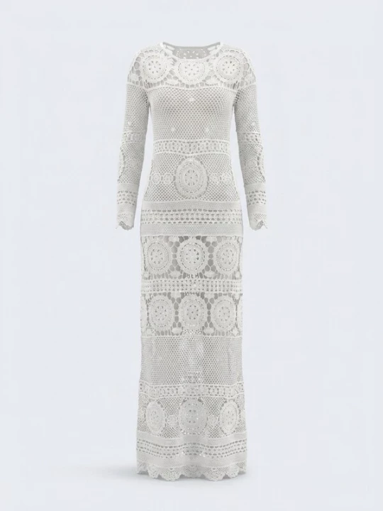 Obrázek produktu Miss June Šaty 'Robe Longue Birkin' bílá