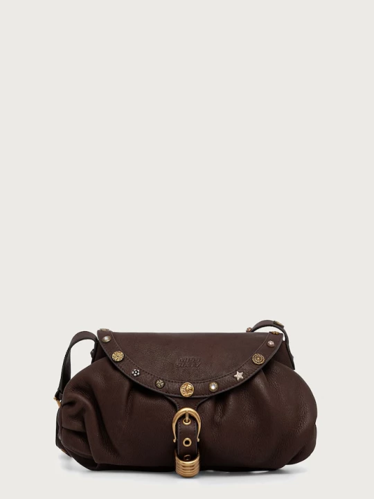 Obrázek produktu Miss Sixty crossbody kabelka dámská kožená hnědá