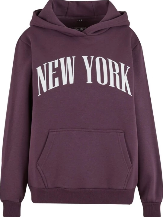 Obrázek produktu Miss Tee Mikina 'New York' lilek / bílá