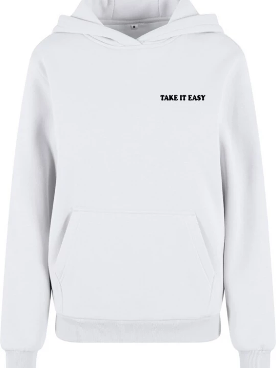 Obrázek produktu Miss Tee Mikina 'Take It Easy' oranžová / eosin / černá / bílá