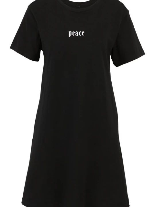 Obrázek produktu Miss Tee Šaty šedá / černá / bílá