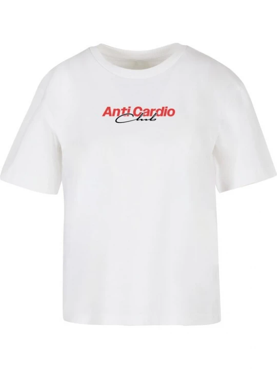 Obrázek produktu Miss Tee Tričko 'Anti Cardio'  červená / černá / bílá