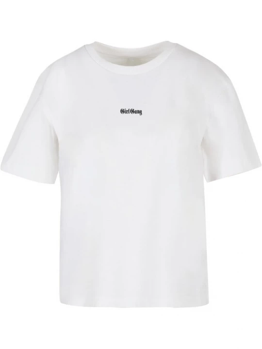 Obrázek produktu Miss Tee Tričko 'Girl Gang' eosin / černá / bílá