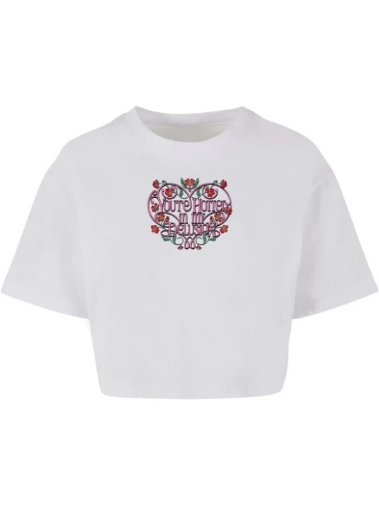 Obrázek produktu Miss Tee Tričko 'Hotter Delusion'  světlemodrá / pink / tmavě růžová / bílá