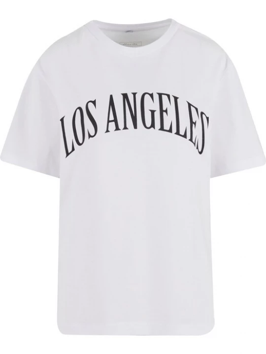 Obrázek produktu Miss Tee Tričko 'Los Angeles City'  černá / bílá