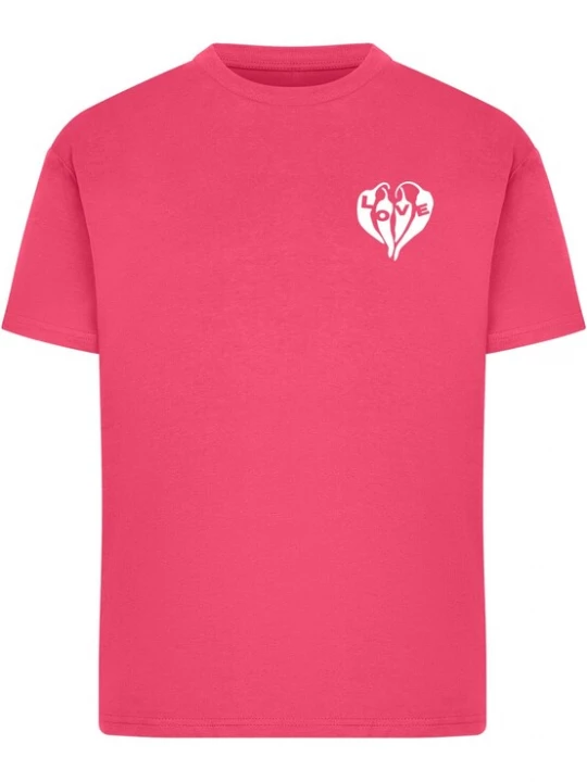 Obrázek produktu Miss Tee Tričko 'Spicy Heart' pink / červená / bílá