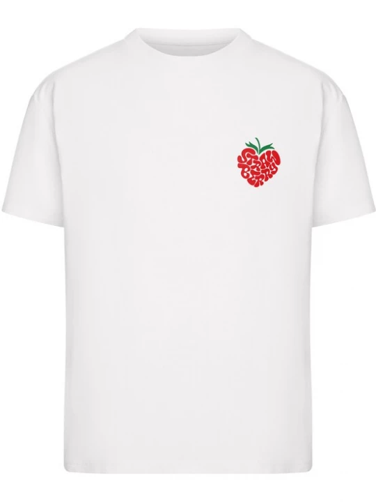 Obrázek produktu Miss Tee Tričko 'Strawberry Heart' zelená / červená / bílá