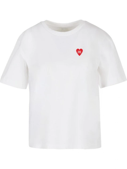 Obrázek produktu Miss Tee Tričko 'Très Cool' červená / bílá
