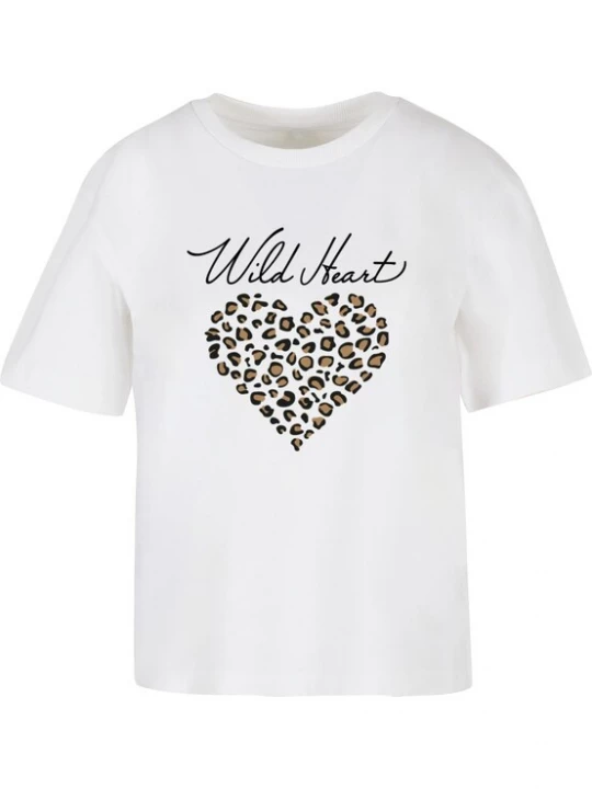 Obrázek produktu Miss Tee Tričko 'Wild Heart Leo' hnědá / černá / bílá