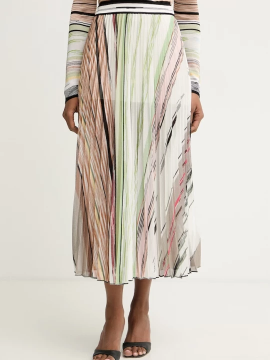 Obrázek produktu Missoni plisovaná sukně s viskózou béžová